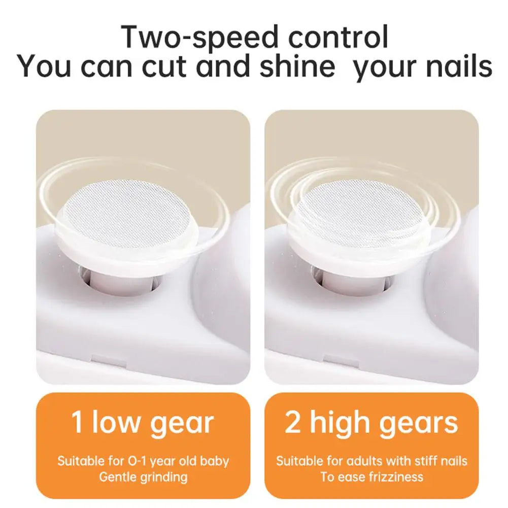 2 In 1 Electric Nail Clippers Manicure